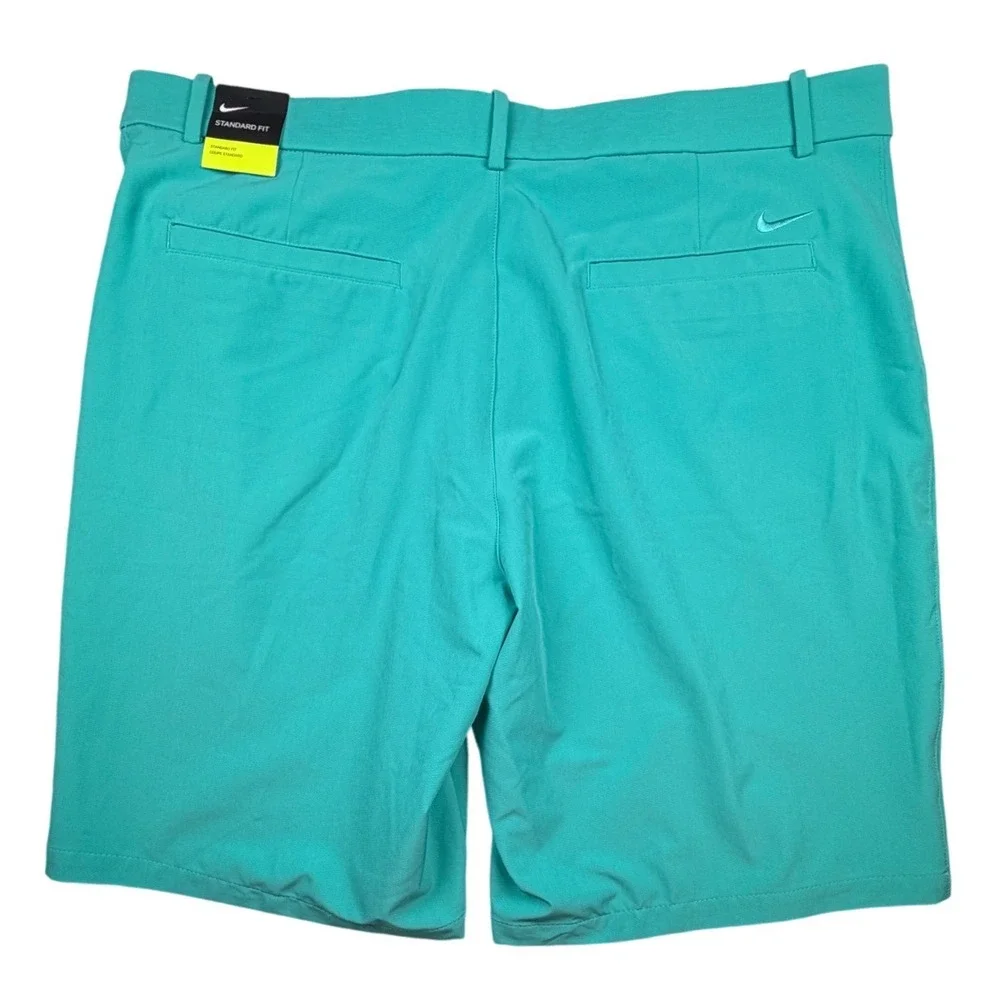 NWT Nike Flex Golf Shorts Mens 38 Teal Green Standard Fit Performance